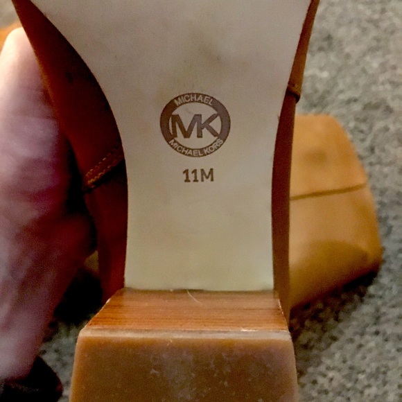 Michael Kors Tan Heeled Boots - Picture 5 of 5